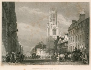 St Dunstans Kirche, Fleet Street, London von English School