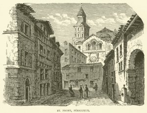 St. Front, Périgueux (Gravur) von English School