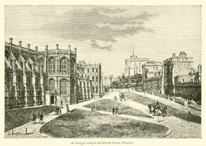 St. Georgs Kapelle und Rundturm, Windsor von English School