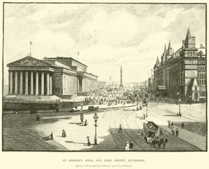 St. Georges Halle und Lime Street, Liverpool