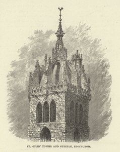 St. Giles Turm und Kirchturm, Edinburgh
