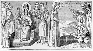 St. Helena entdeckt das Wahre Kreuz