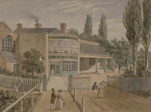 St. Helena Teegärten, Lower Road, Rotherhithe, ca. 1860 von English School