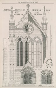 St Mary Abbotts Kirche, Kensington von English School