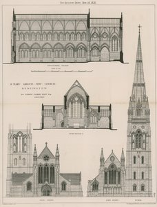 St Mary Abbotts neue Kirche, Kensington von English School