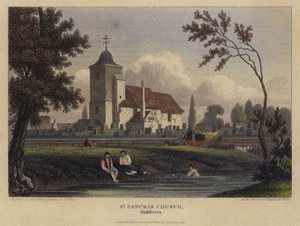 St Pancras Kirche, Middlesex von English School