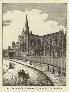 Kathedrale von St. Patrick, Dublin, Außenansicht von English School