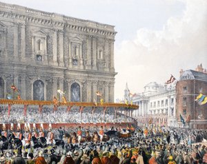 St. Pauls, 7. März 1863, aus Ein Gedenkbuch zur Hochzeit von Edward VII. und Alexandra von Dänemark, veröffentlicht 1864 von English School