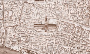 St. Pauls und seine Umgebung zur Zeit von Heinrich VIII von English School