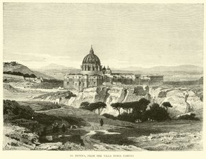 St. Peter, von der Villa Doria Pamfili von English School
