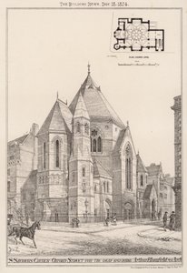 St. Saviours Kirche, Oxford Street, für Taube und Stumme von English School