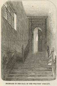 Treppe in der Halle der Weavers Company von English School
