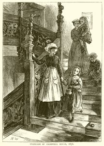 Treppe des Cromwell Hauses, 1876