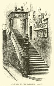 Treppe des Bargello-Palastes von English School