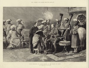 Staatsempfang der einheimischen Prinzen von English School
