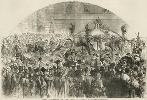 Staatsprozession Ihrer Majestät zur Eröffnung des Parlaments von English School
