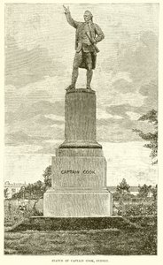 Statue von Captain Cook, Sydney von English School