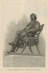 Statue von George Peabody