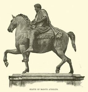 Statue von Marcus Aurelius von English School