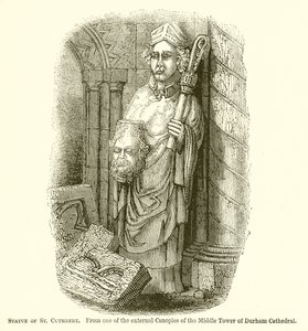 Statue von St. Cuthbert von English School