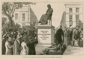 Statue von Thomas Carlyle von English School