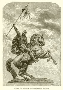 Statue von Wilhelm dem Eroberer, Falaise von English School