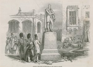 Statue des Duke of Wellington am Tower of London von English School