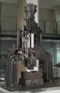Dampfhammer, entworfen von James Nasmyth (1808-90) ca. 1850