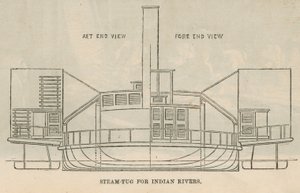 Dampfschlepper für indische Flüsse von English School