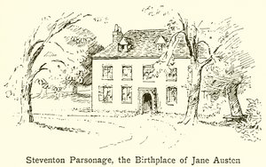 Steventon Pfarrhaus, der Geburtsort von Jane Austen von English School