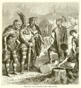 Stilicho verhandelt mit den Goten von English School