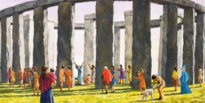 Stonehenge von English School