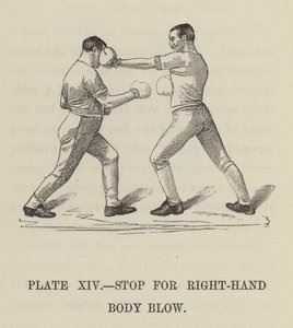 Rechter Körpertreffer (Stich) von English School