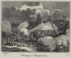 Sturm auf Seringapatam (Stich) von English School