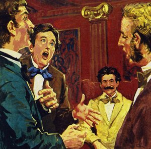 Strauss wurde überredet, eine Operette zu schreiben, als Freunde Lieder zu seinen Melodien sangen