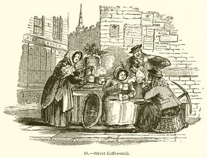 Straßenkaffeestand von English School