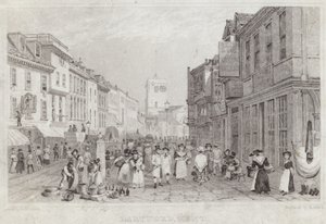 Straßenszene von Dartford in Kent von English School