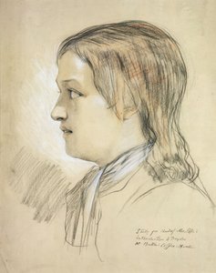 Studie für den Kopf von Alex Pope (1688-1744) Einführung zu Dryden, im Butlers Coffee House von English School