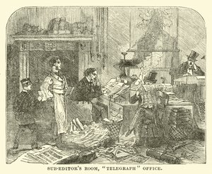Redaktionsraum, Telegraphenbüro von English School