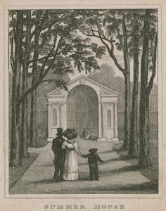 Sommerhaus, Kensington Gardens, London von English School