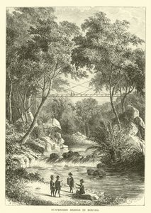 Hängebrücke in Borneo von English School