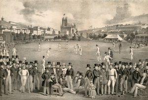 Sussex Cricket Club gegen Kent, 1849, Brighton