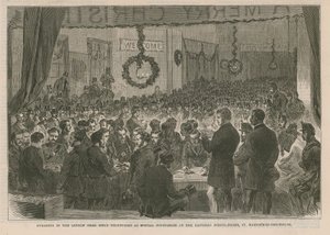 Vereidigung der London Irish Rifle Freiwilligen als Sonderpolizisten von English School