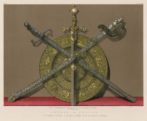 Schwerter und Salver von English School