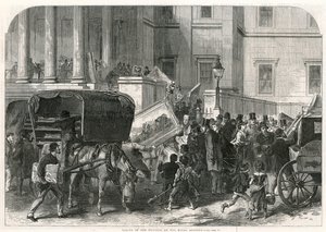 Bilderaufhängung in der Royal Academy von English School