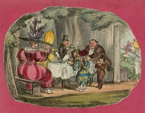 Tee in den Vauxhall Gardens von English School