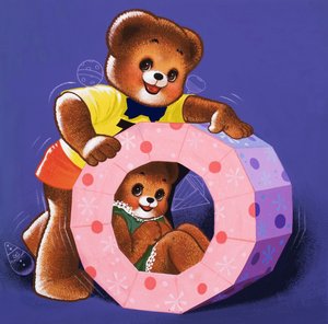 Teddybär (mit versteckten Objekten)