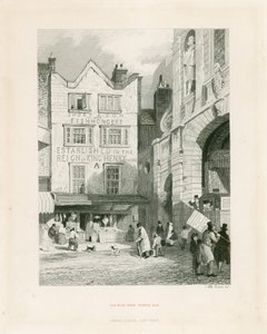 Temple Bar, London. Alter Bulk Shop von English School