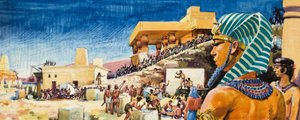 Tempelbau in Ägypten von English School