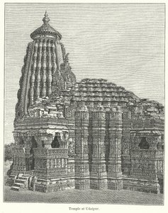 Tempel in Udaipur (Gravur)